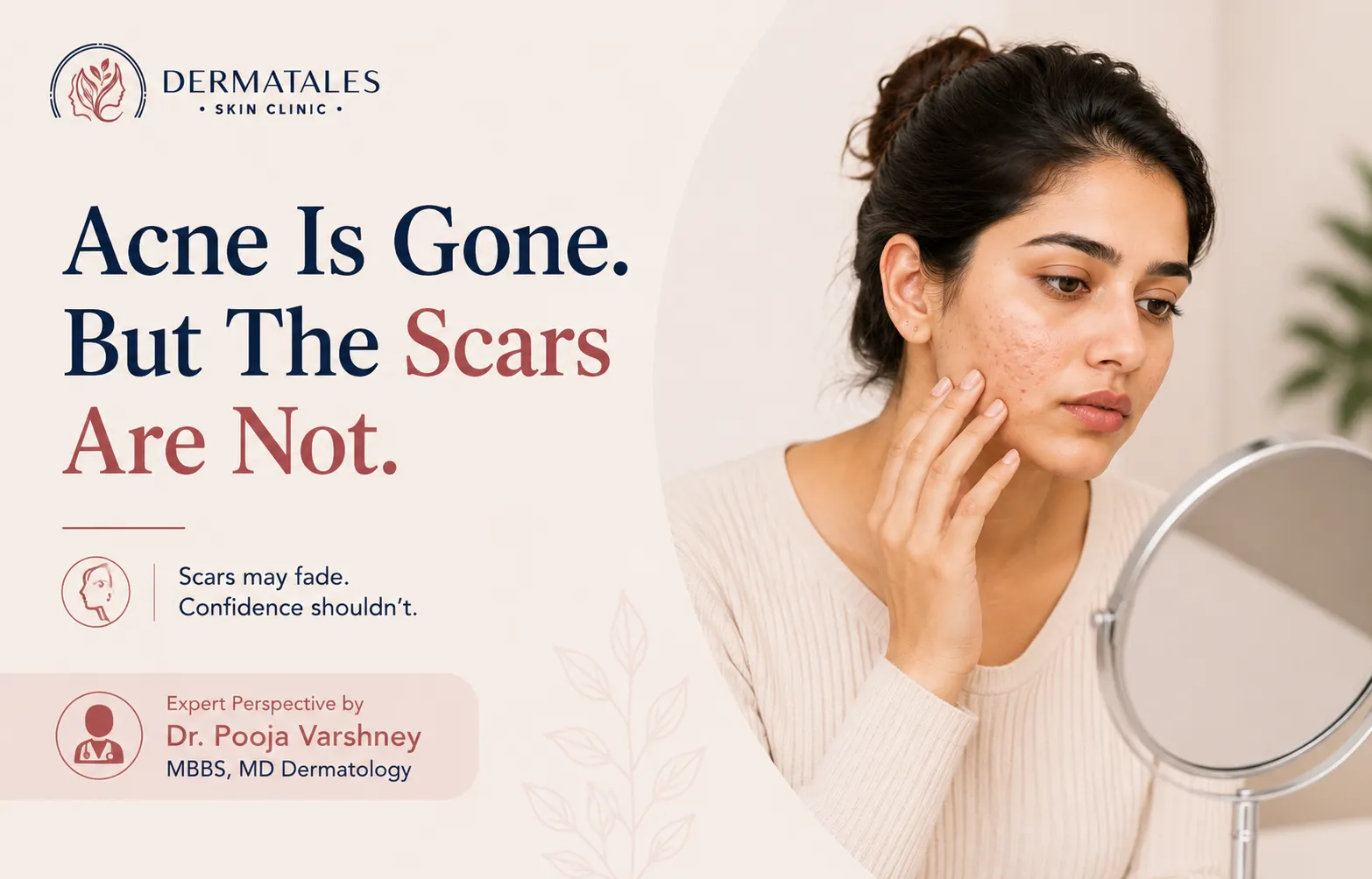 Acne Is Gone But the Scars Are Not