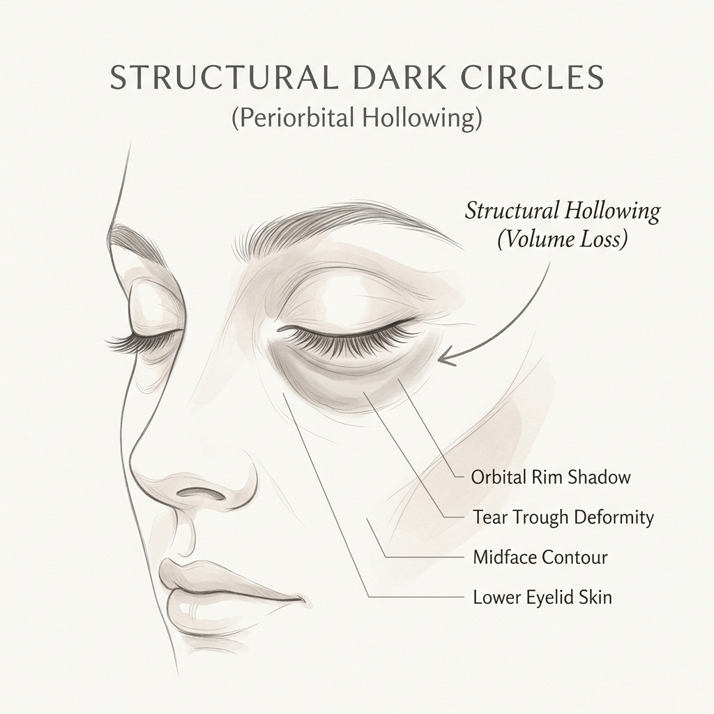 Structural Dark Circles