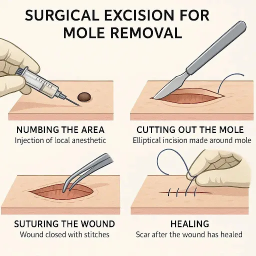 Laser Mole Removal